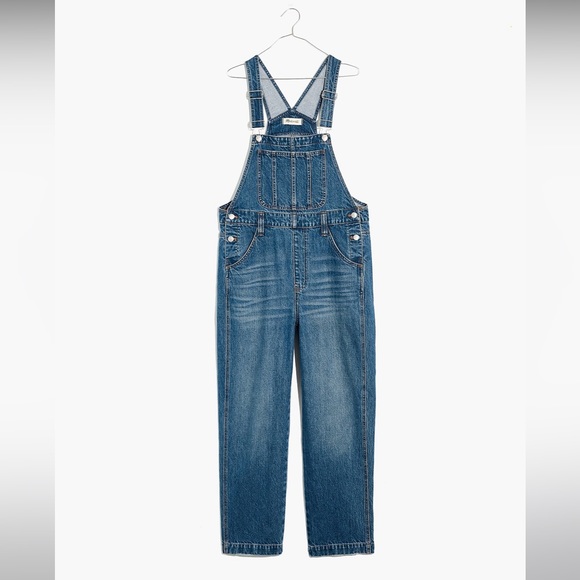 Straight-Leg Overalls in Dennett Wash - Picture 4 of 7